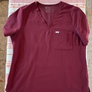 Womens Figs xxl maroon